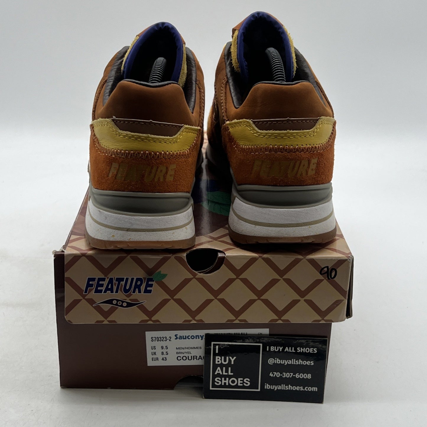 Size 9.5 - Saucony Feature x Courageous Belgian Waffle (S70323-2)