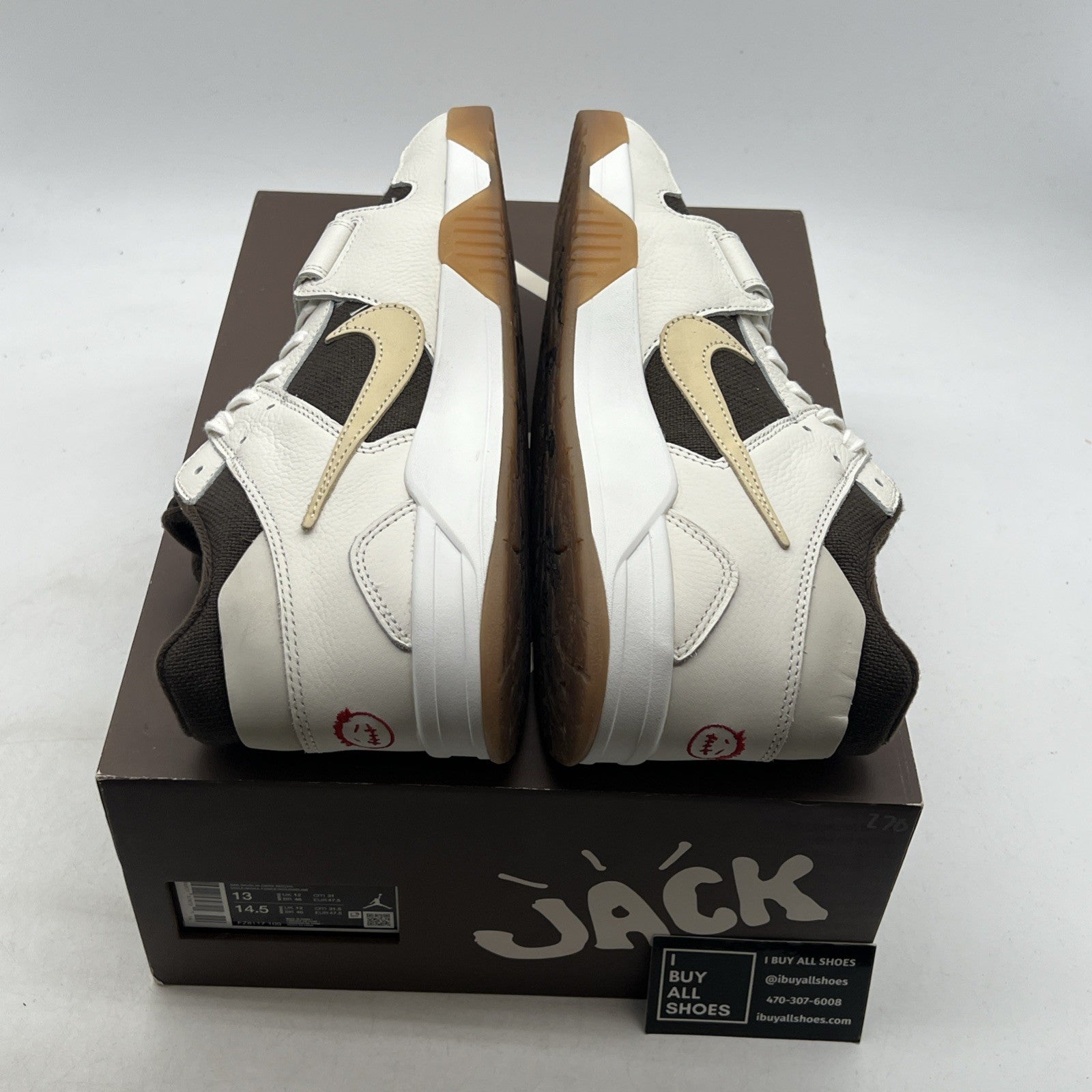 Size 13 - Travis Scott x Jordan Jumpman Jack TR Sail (FZ8117-100)