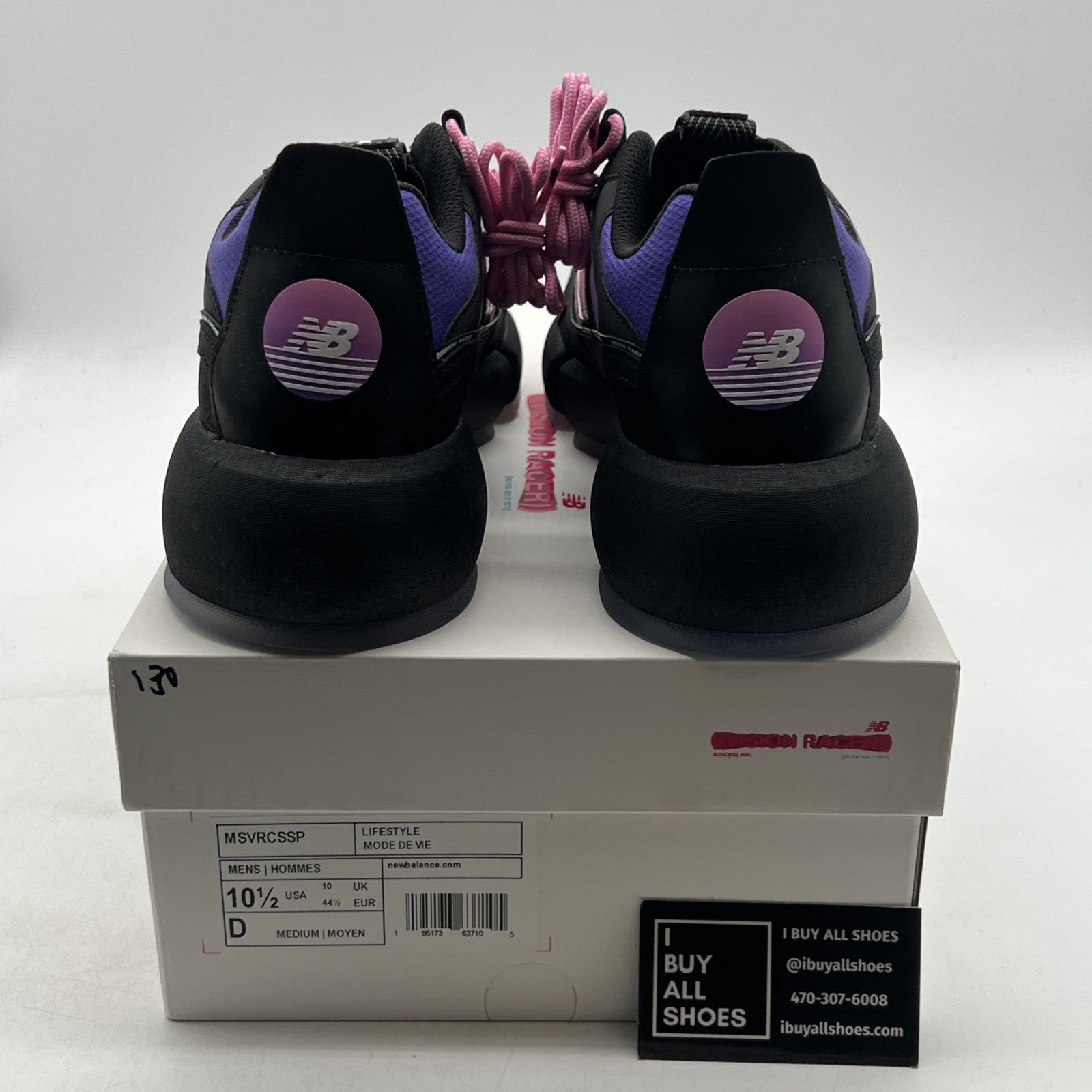 Size 10.5 - New Balance Jaden Smith x Vision Racer Sunset Chaser - Black Mirage