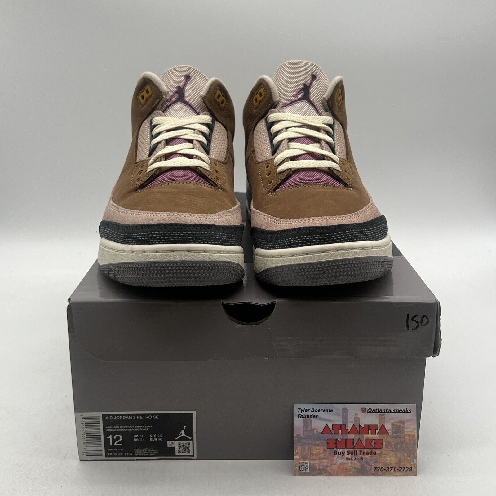 Size 12 - Air Jordan 3 Retro SE Winterized Brown Cream (DR8869-200)