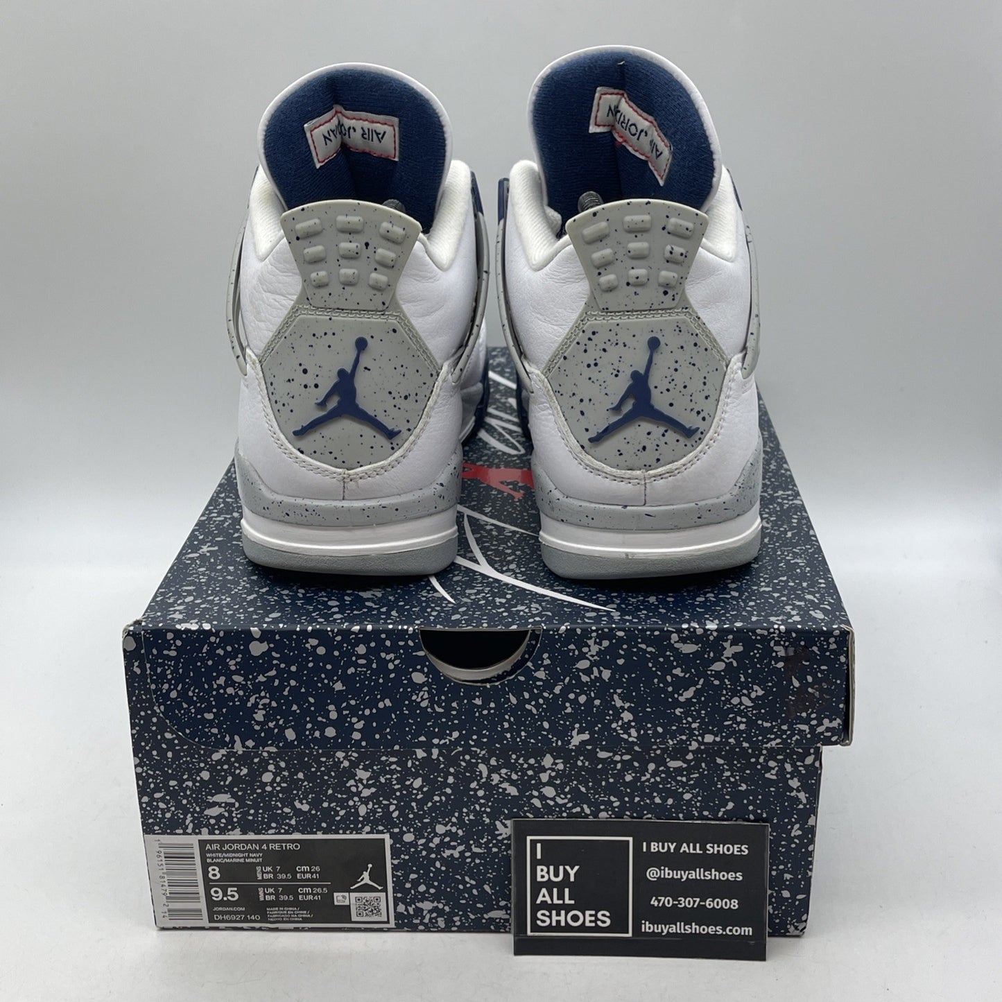 Size 8 - Air Jordan 4 Retro Mid Midnight Navy (DH6927-140)