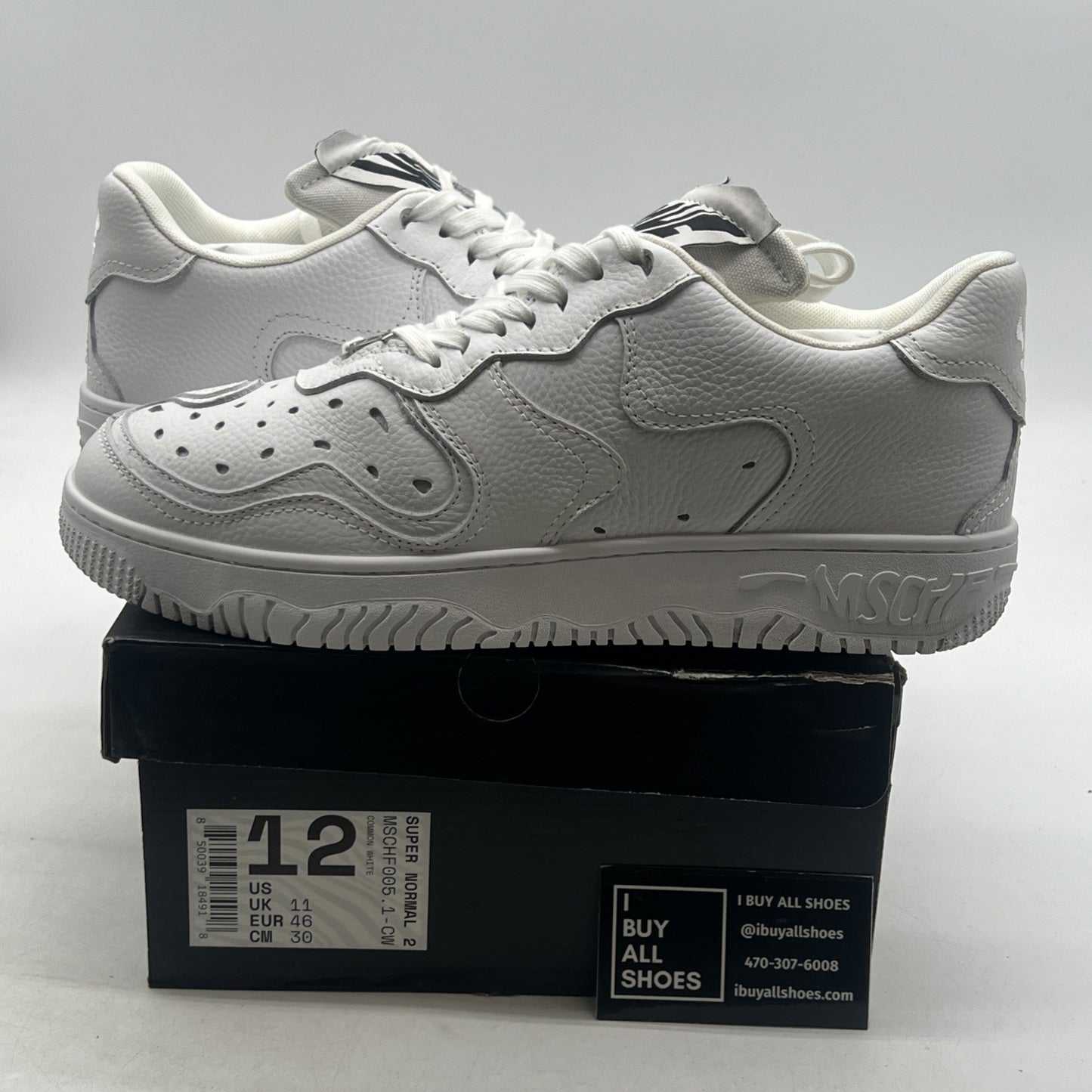 Size 12 - MSCHF Super Normal 2 White Limited Release Common Whites
