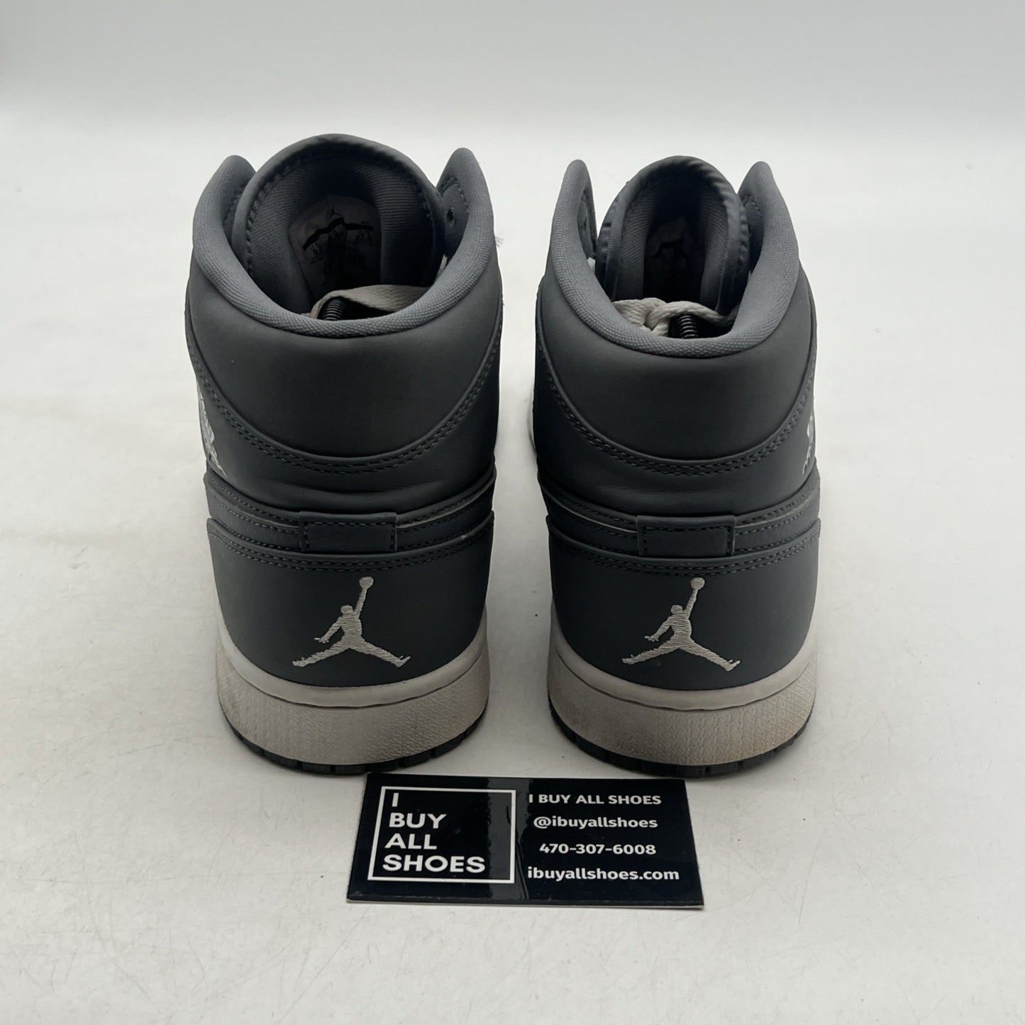 Size 9.5 - Air Jordan 1 Retro Mid Cool Grey (554724-014)