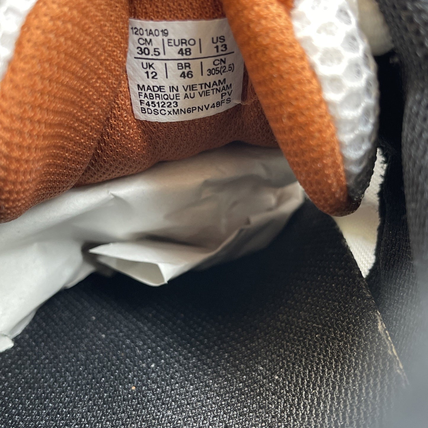 Size 13 - ASICS GEL-Kayano 14 White Piquant Orange (1201A019-109)