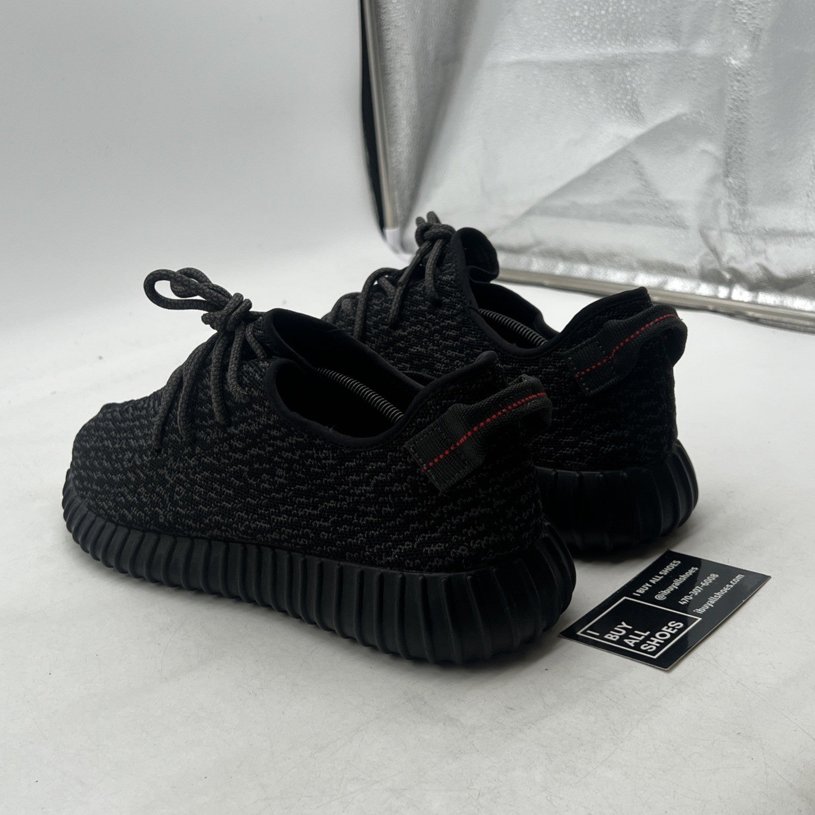 Size 13 - Adidas Yeezy Boost 350 2015 Pirate Black (AQ2659)