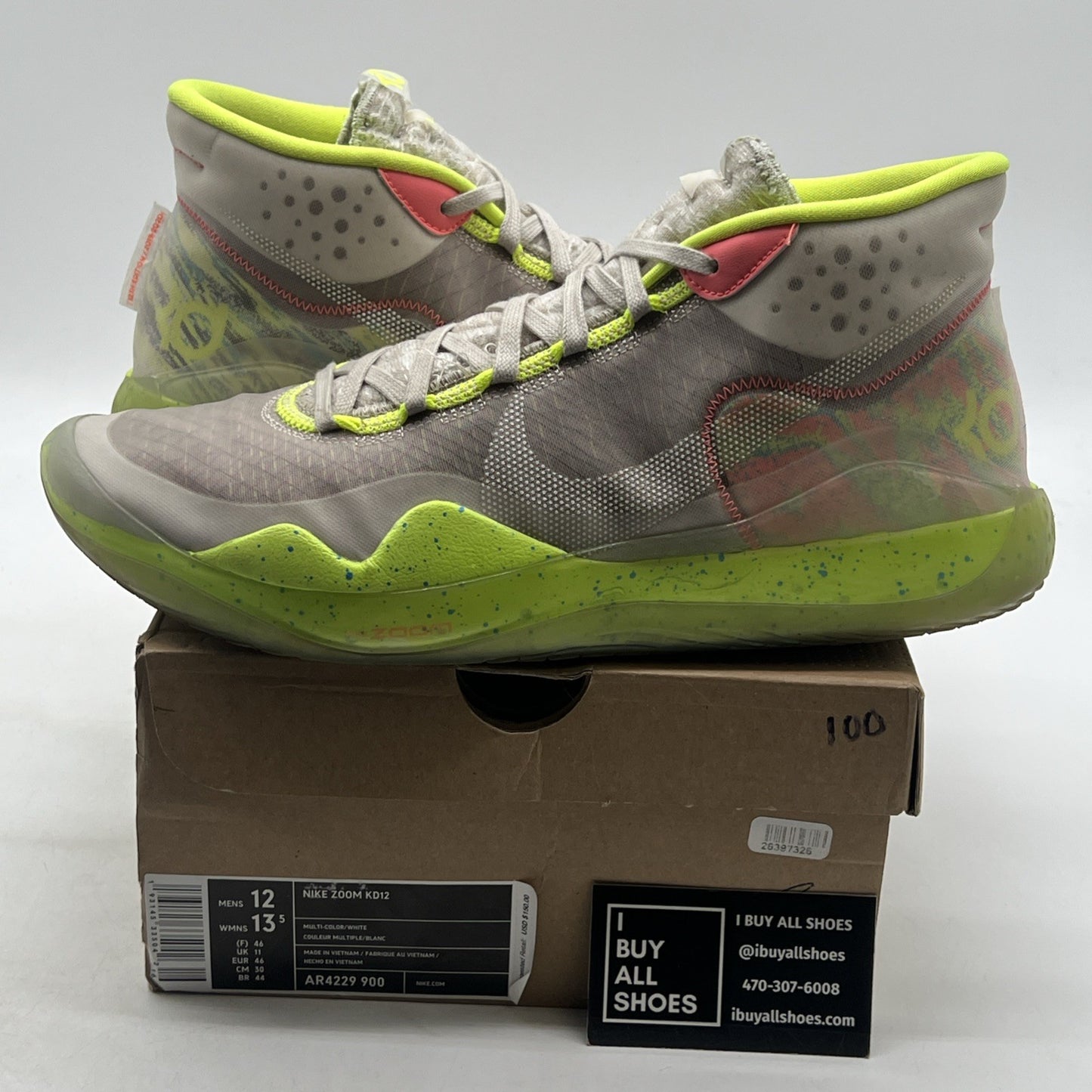 Size 12 - Nike Zoom KD 12 90's Kid (AR4229-900)