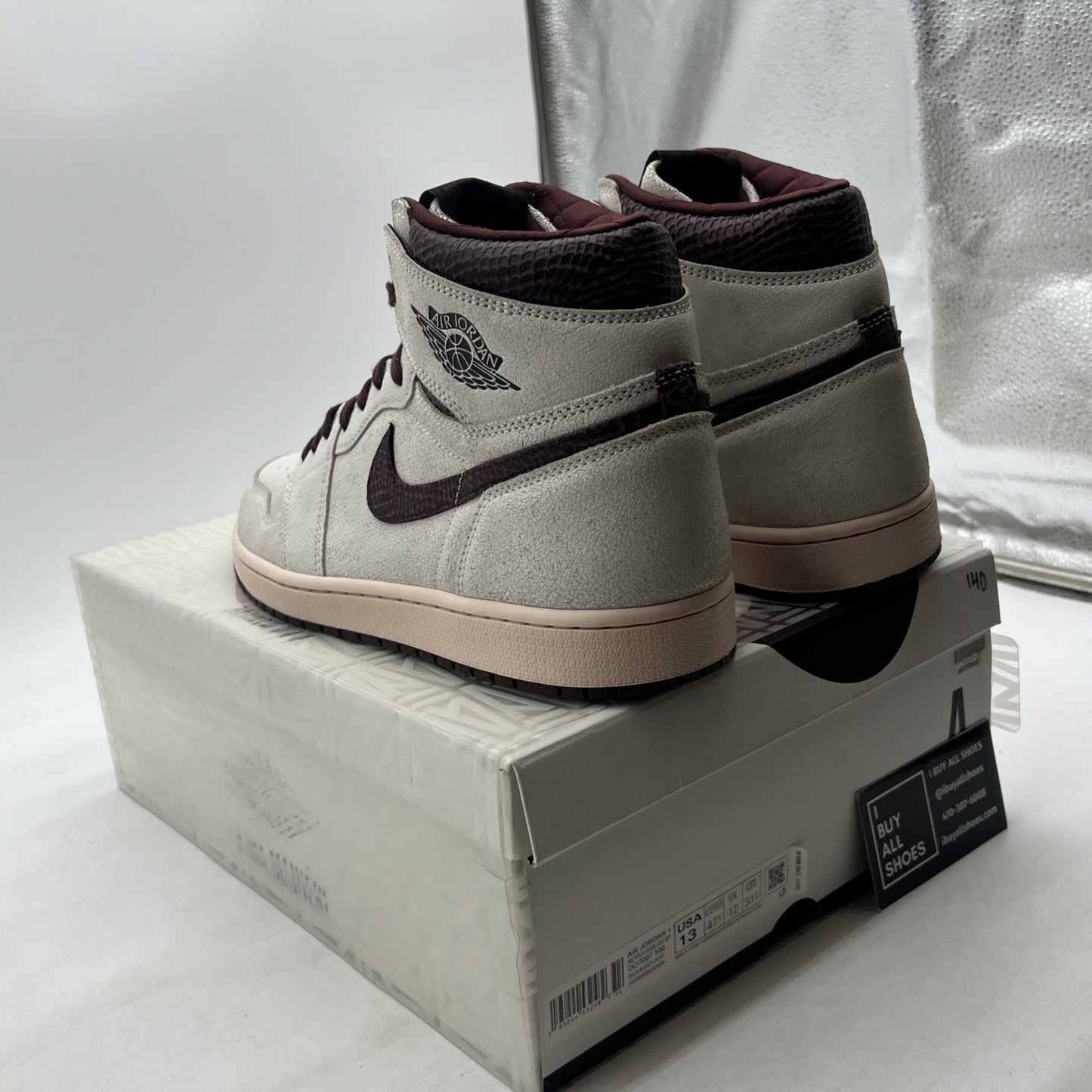 Size 13 - Air Jordan 1 OG x A Ma Maniere High Airness (DO7097-100)