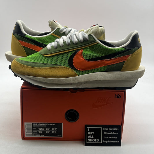 Size 12.5 - sacai x Nike LDWaffle Green Gusto (BV0073-300)