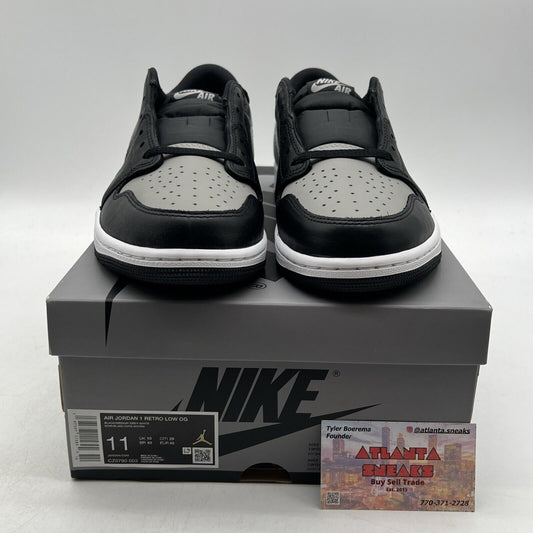 Size 11 - Air Jordan 1 Retro OG 2024 Low Shadow Grey Leather  (CZ0790-003)
