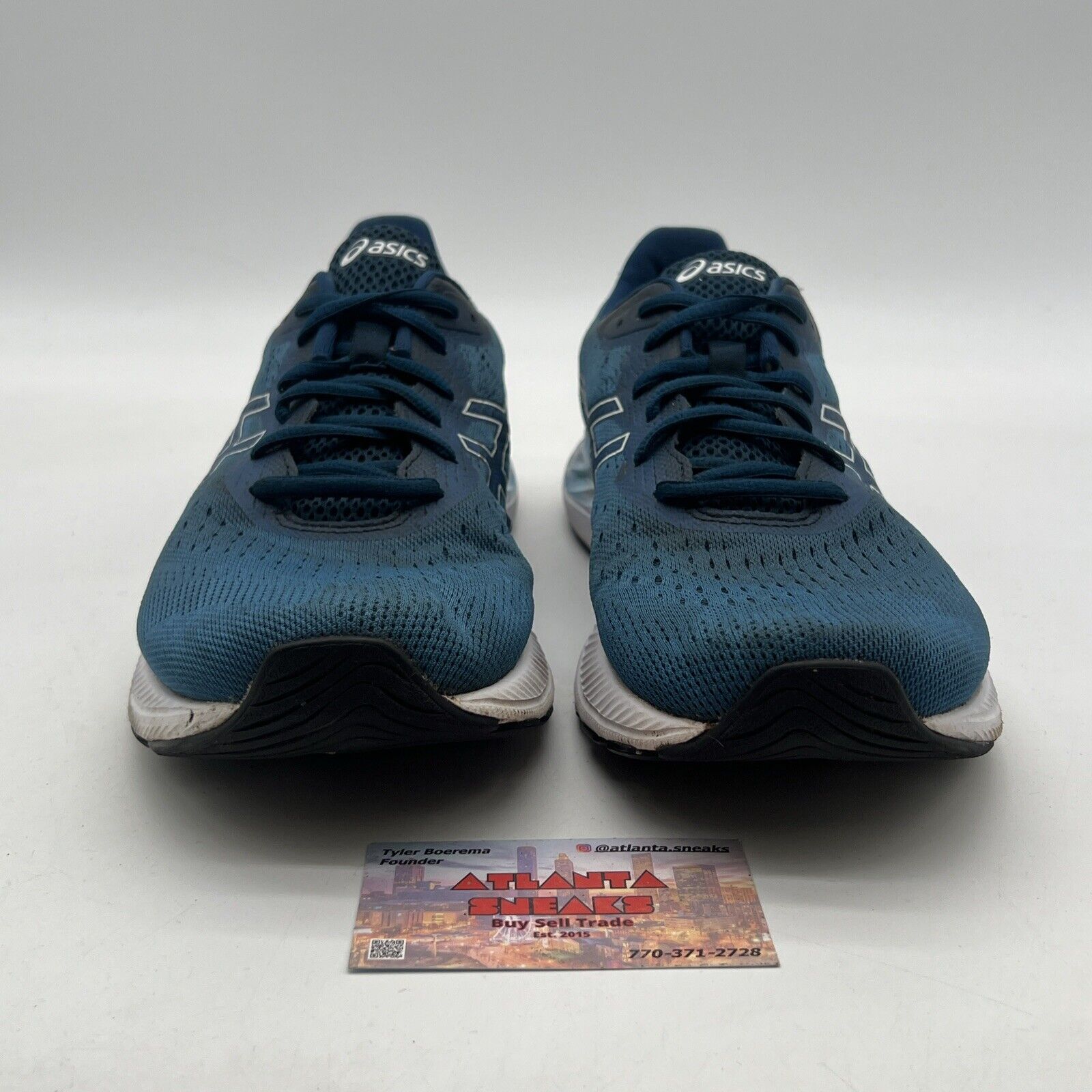 Size 10.5 - Asics Mens Gel Excite 8 (1011B036) Blue Running Shoes Sneakers