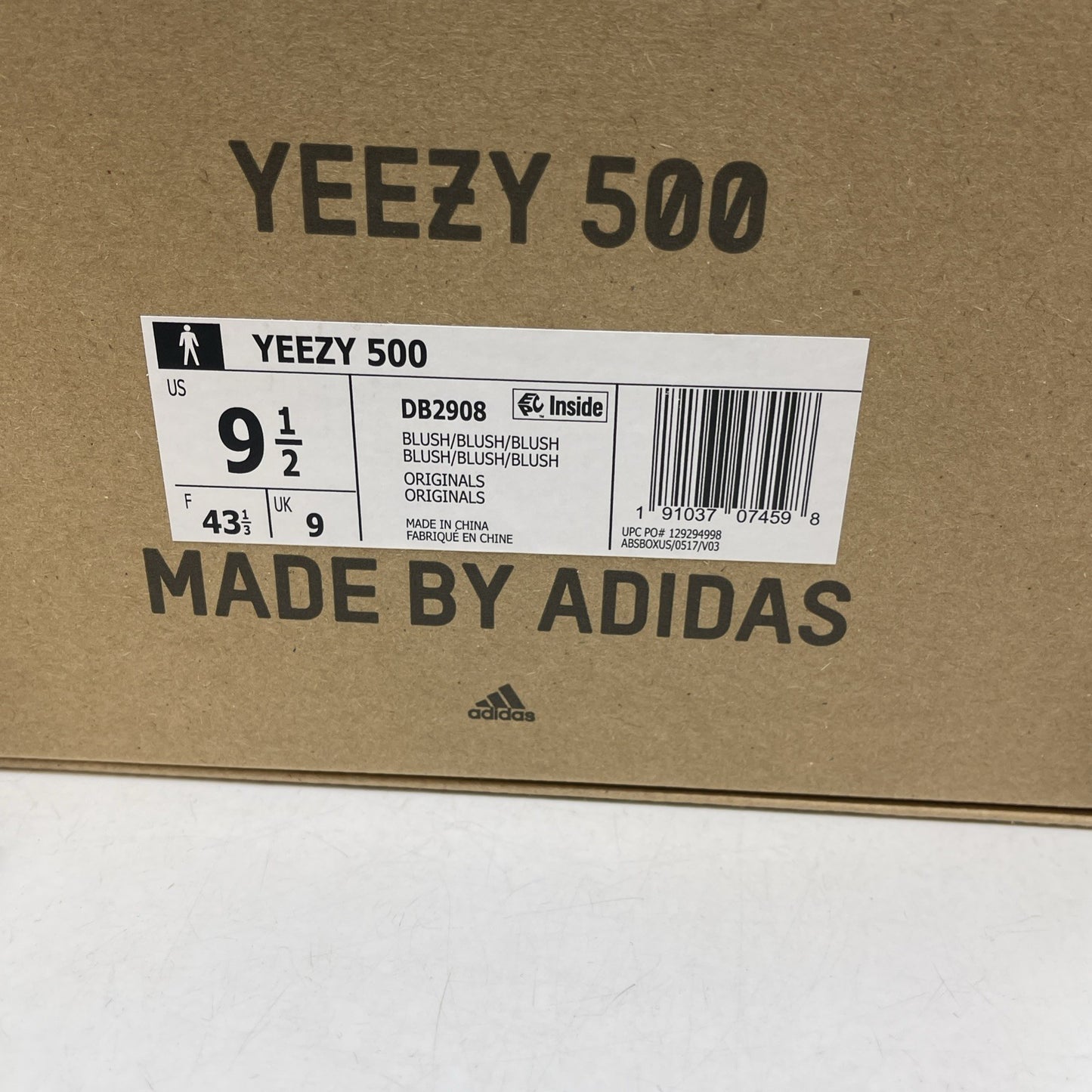 Size 9.5 - adidas Yeezy 500 Blush Tan Suede Leather (DB2908)