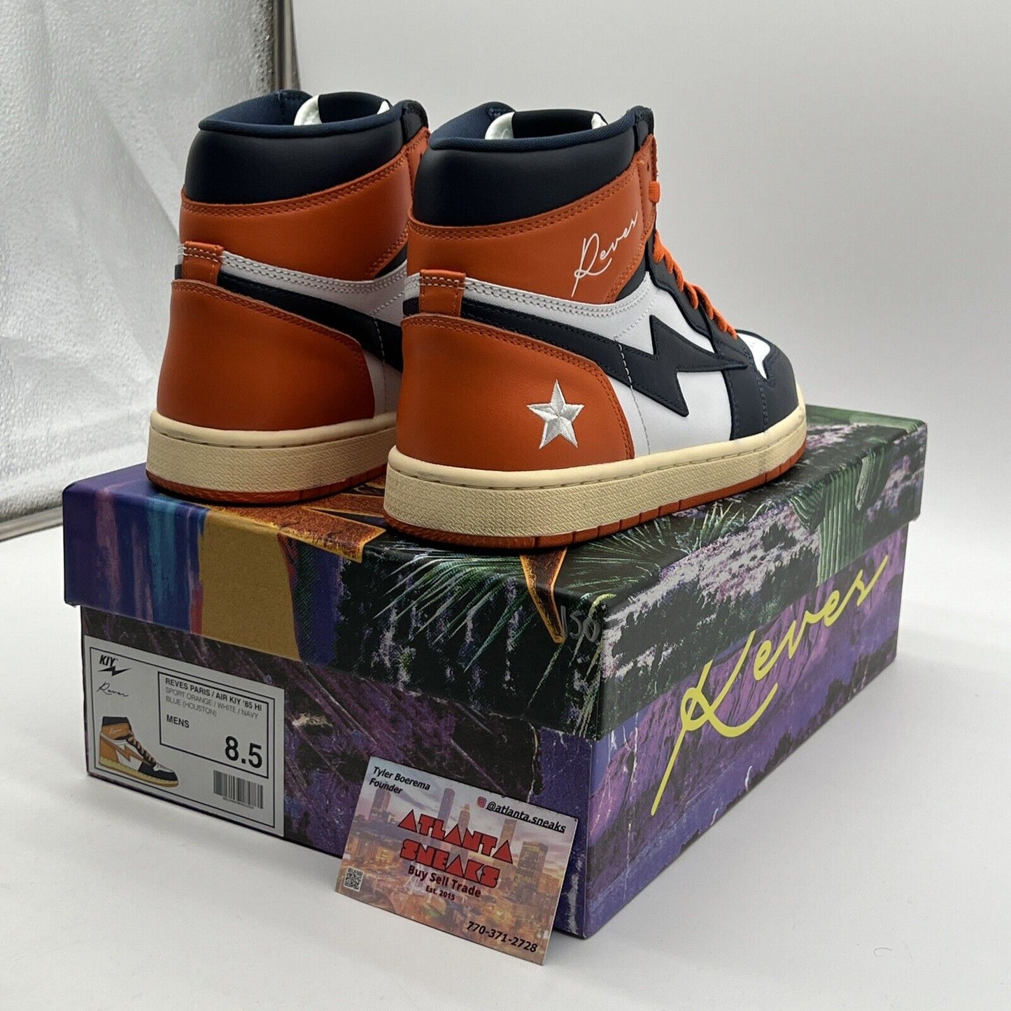 Size 8.5 - Air Kiy ‘85 High x Houston Astros