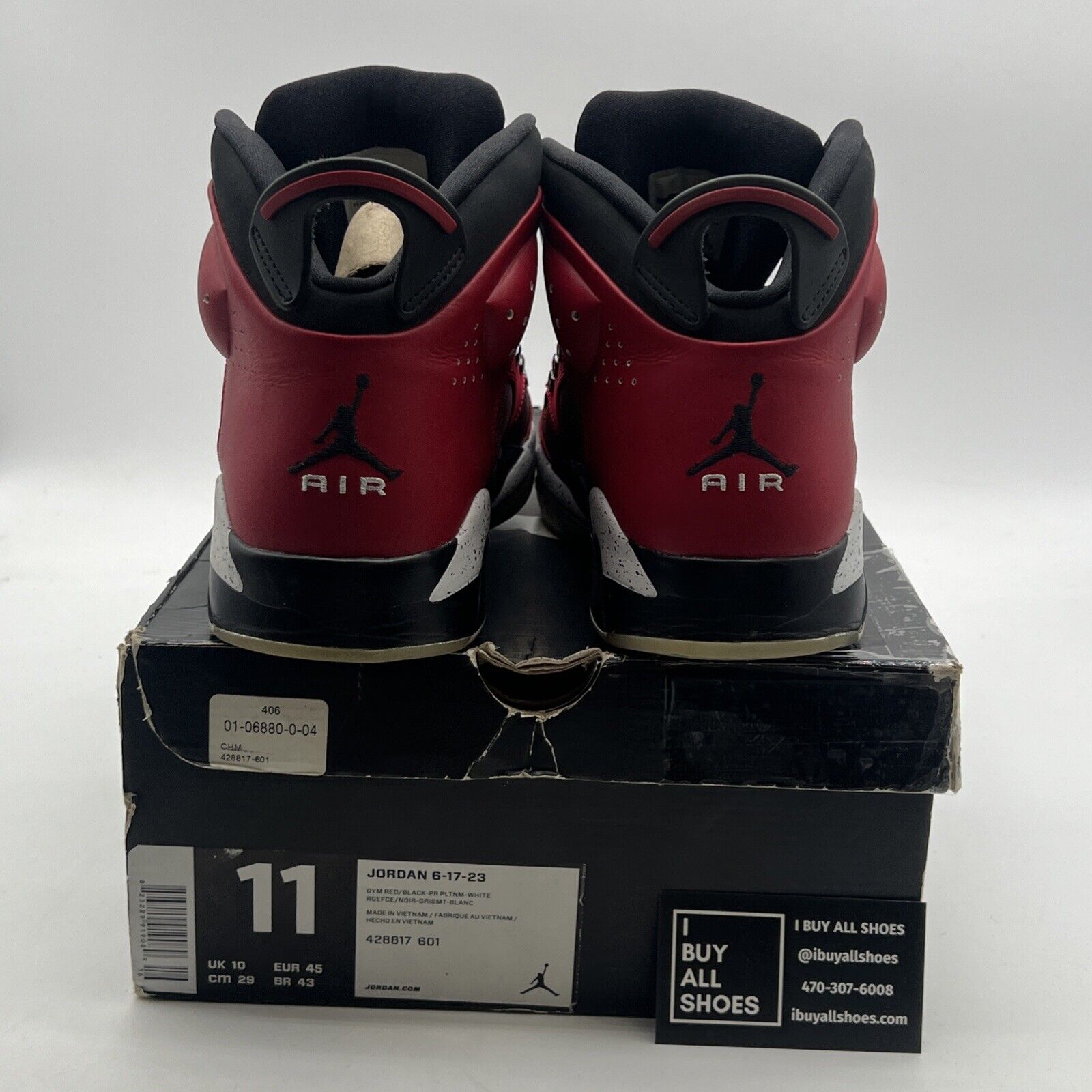 Size 11 - Air Jordan 6-17-23 Toro (428817-601)