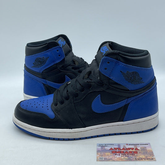 Size 8.5 - Jordan 1 Retro OG High Royal Black Blue Leather (555088-007)