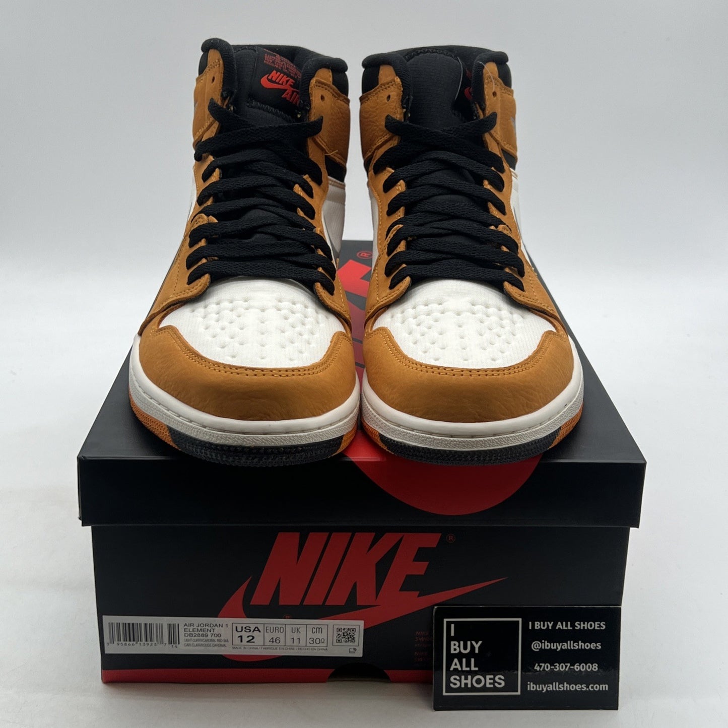 Size 12 - Air Jordan 1 Element GORE-TEX High Light Curry (DB2889-700)