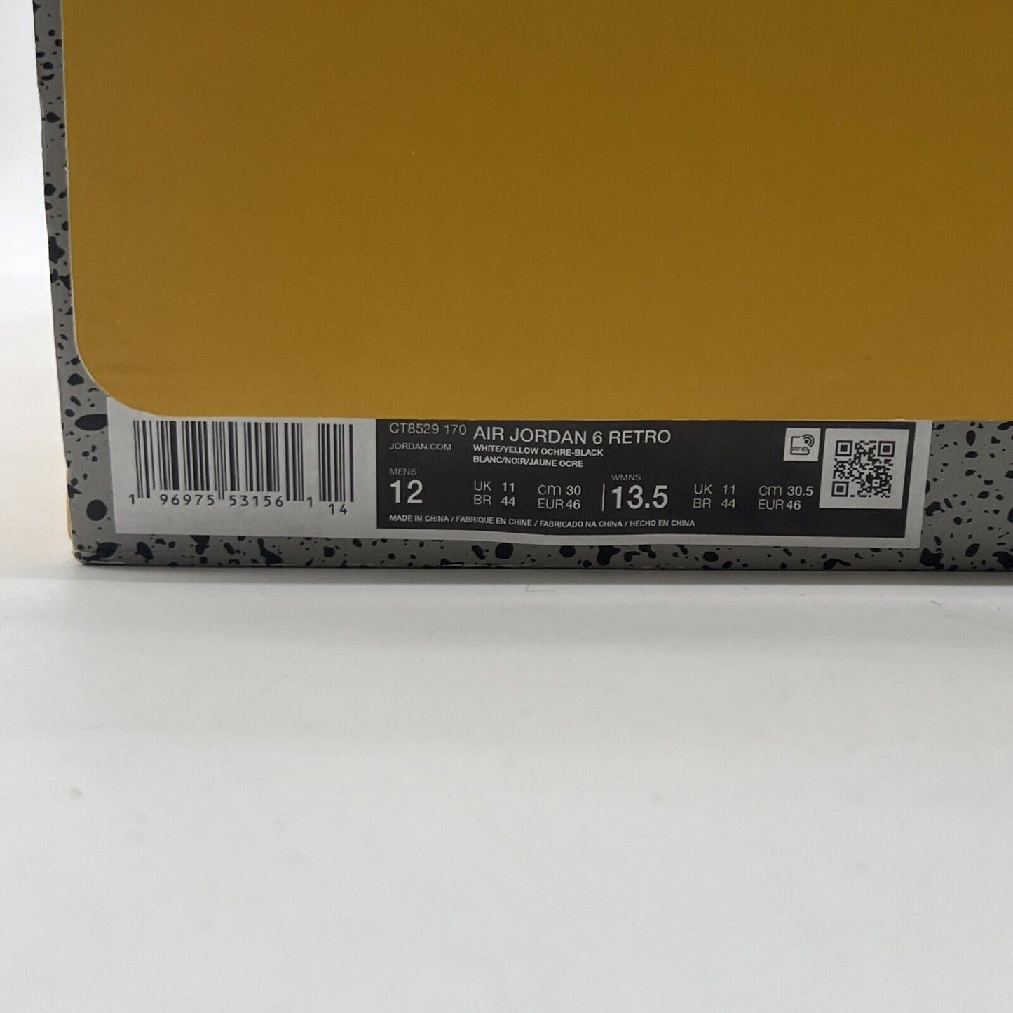 Size 12 - Air Jordan 6 Retro Yellow Ochre (CT8529-170)