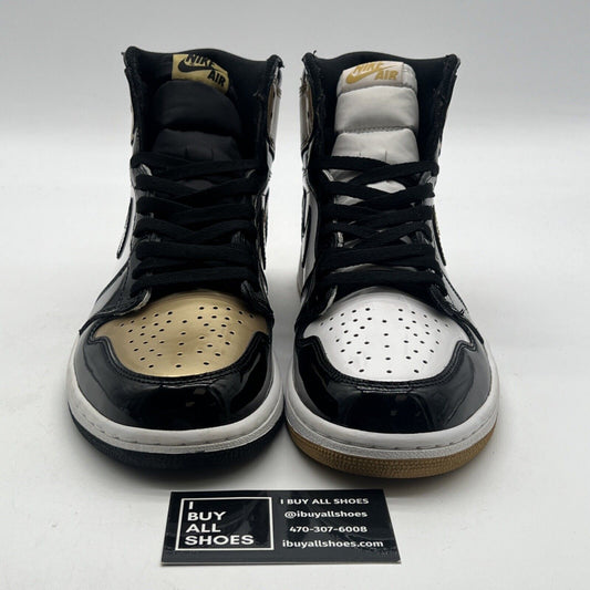 Size 10 - Air Jordan 1 Retro OG NRG High Gold Top 3 (861428-001)