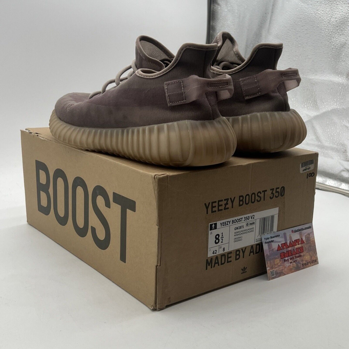 Size 8.5 - adidas Yeezy Boost 350 V2 Mono Mist - (GW2871)