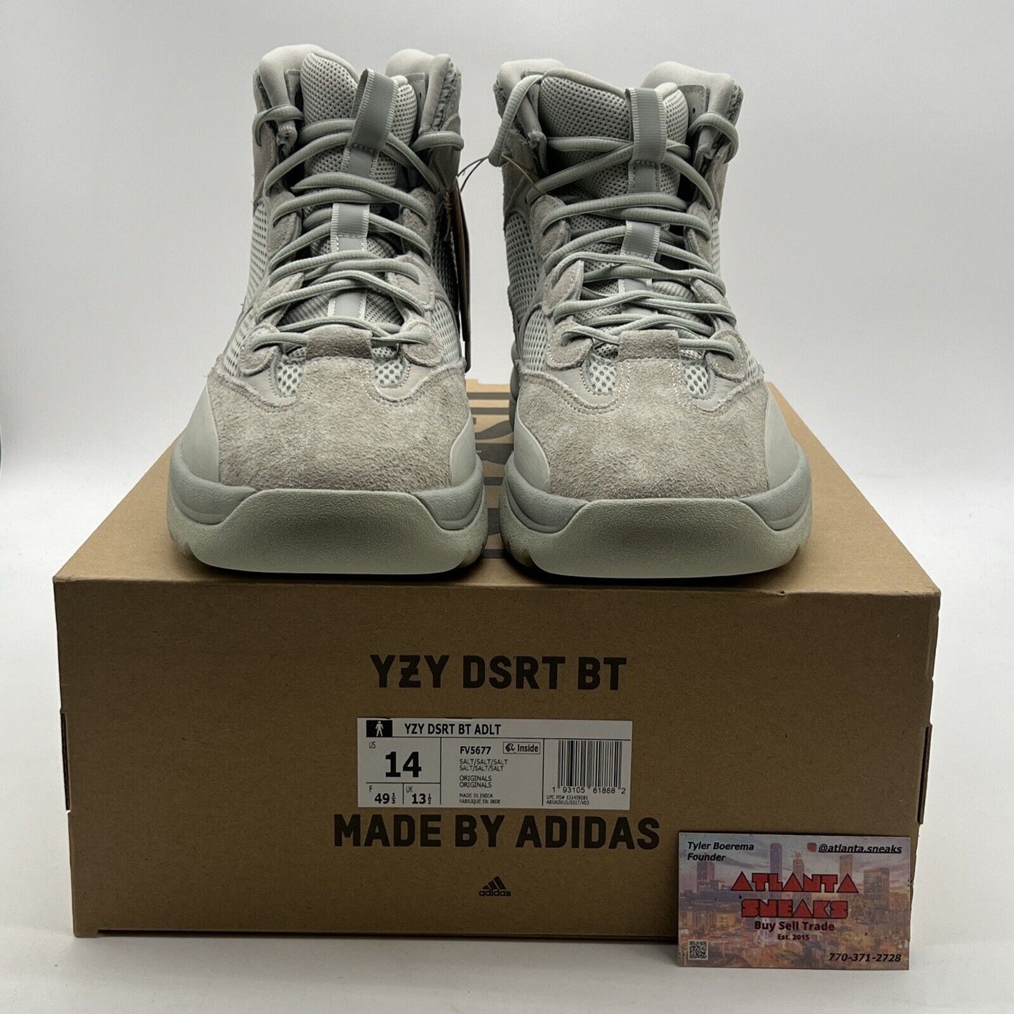 Size 14 - adidas Yeezy Desert Boot Salt - (FV5677)