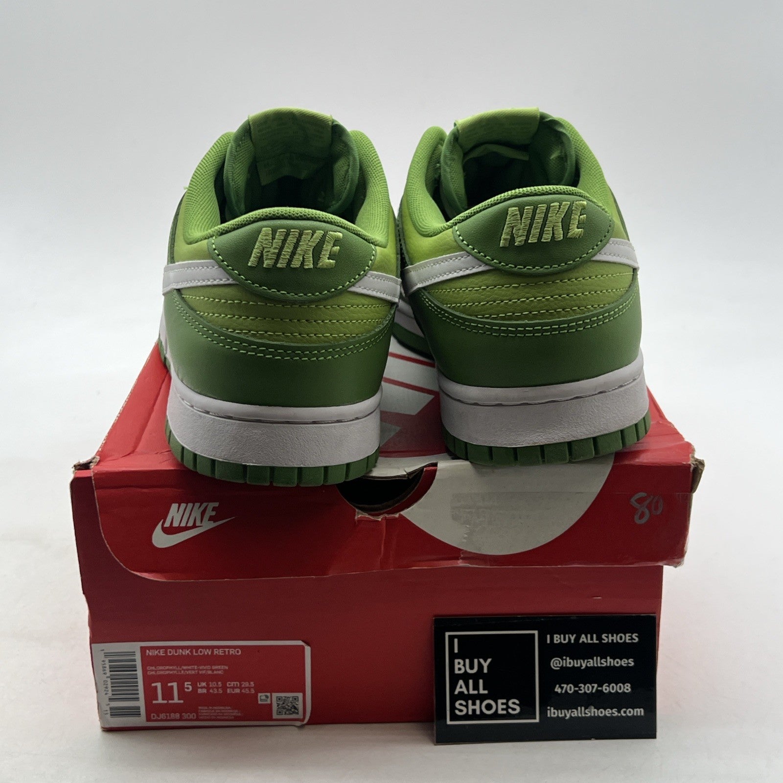 Size 11.5 - Nike Dunk Low Chlorophyll (DJ6188-300)