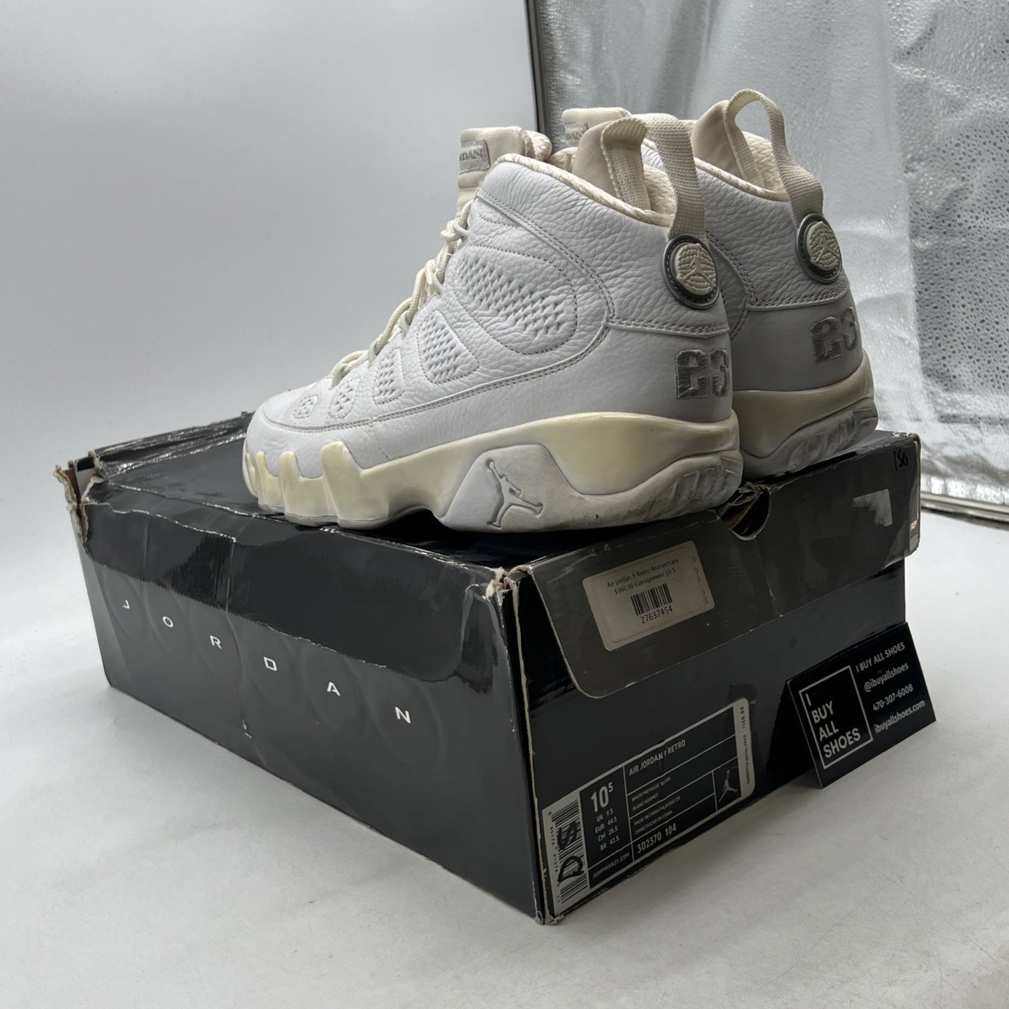 Size 10.5 - Air Jordan 9 Retro 25th Anniversary (302370-104)