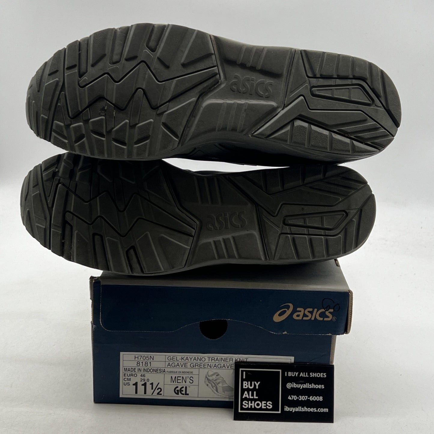 Size 11.5 - Asics Gel Kayano Trainer Knit Agave Green (H705N8181)