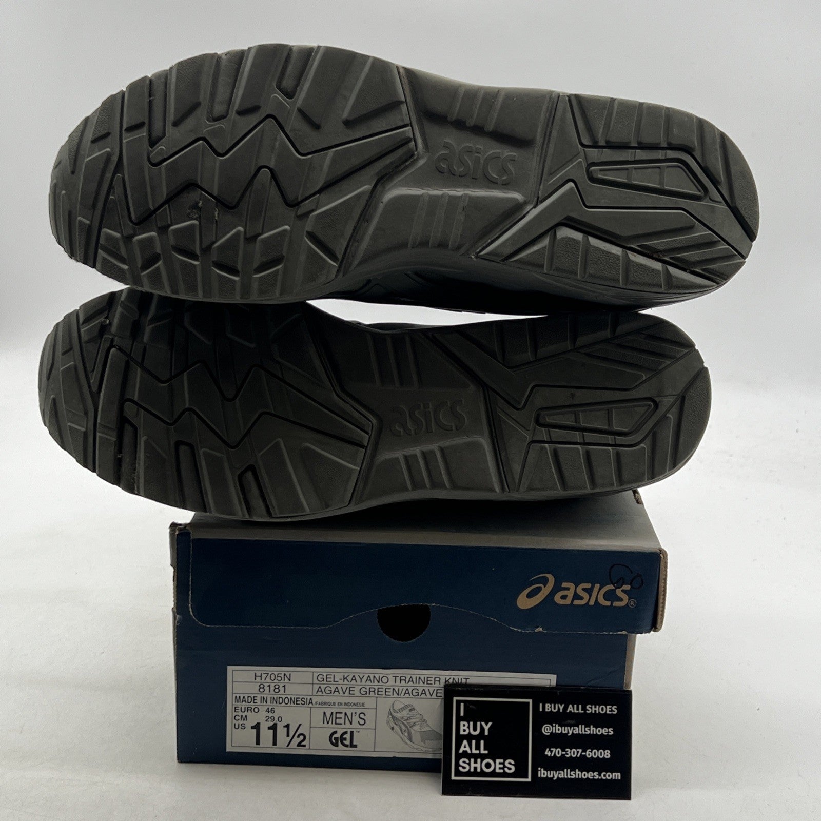 Size 11.5 - Asics Gel Kayano Trainer Knit Agave Green (H705N8181)