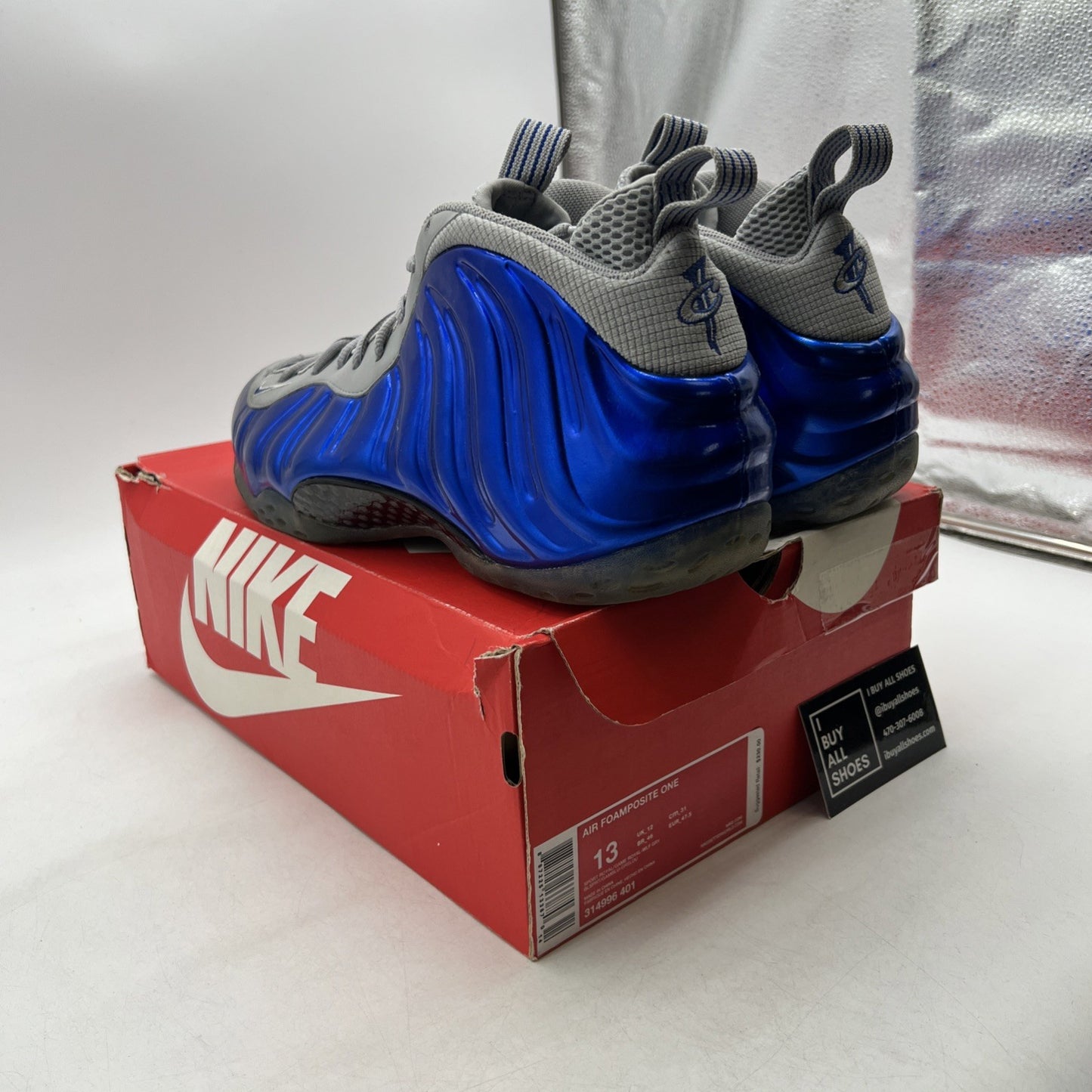 Size 13 - Nike Air Foamposite One Sport Royal (314996-401)