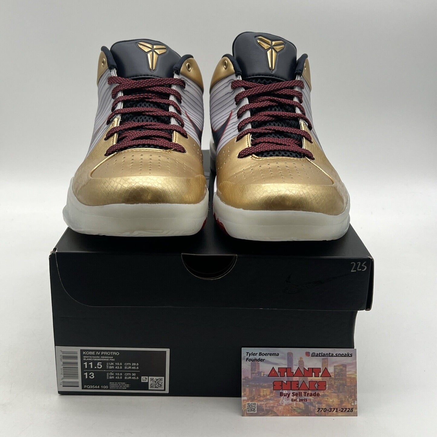 Size 11.5 - Nike Zoom Kobe 4 Protro 2024 Gold Medal (FQ3544-100)