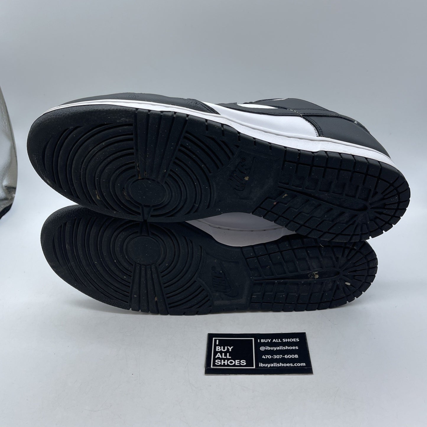 Size 12 - Nike Dunk Low Black White (DD1391-100)