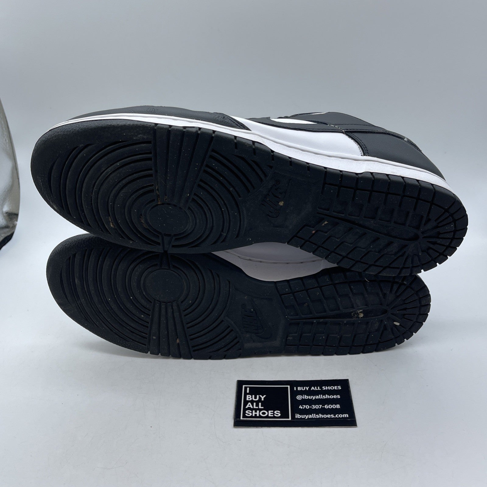 Size 12 - Nike Dunk Low Black White (DD1391-100)
