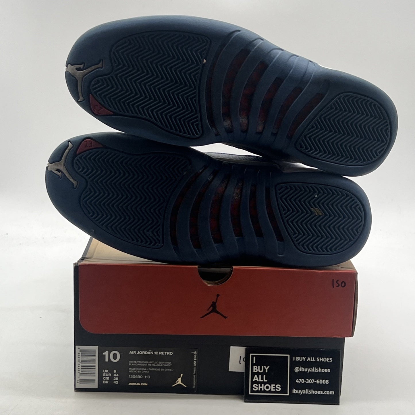 Size 10 - Air Jordan 12 Retro French Blue 2016 (130690-113)
