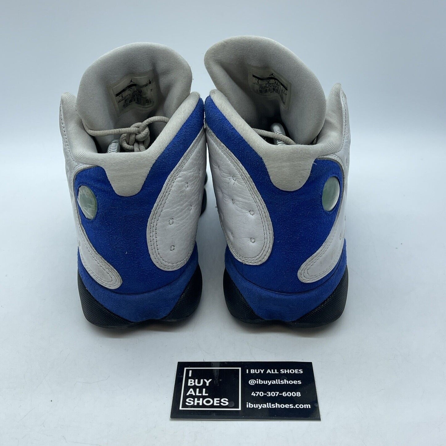 Size 9 - Air Jordan 13 Retro Hyper Royal White Black Blue Suede (414571-117)