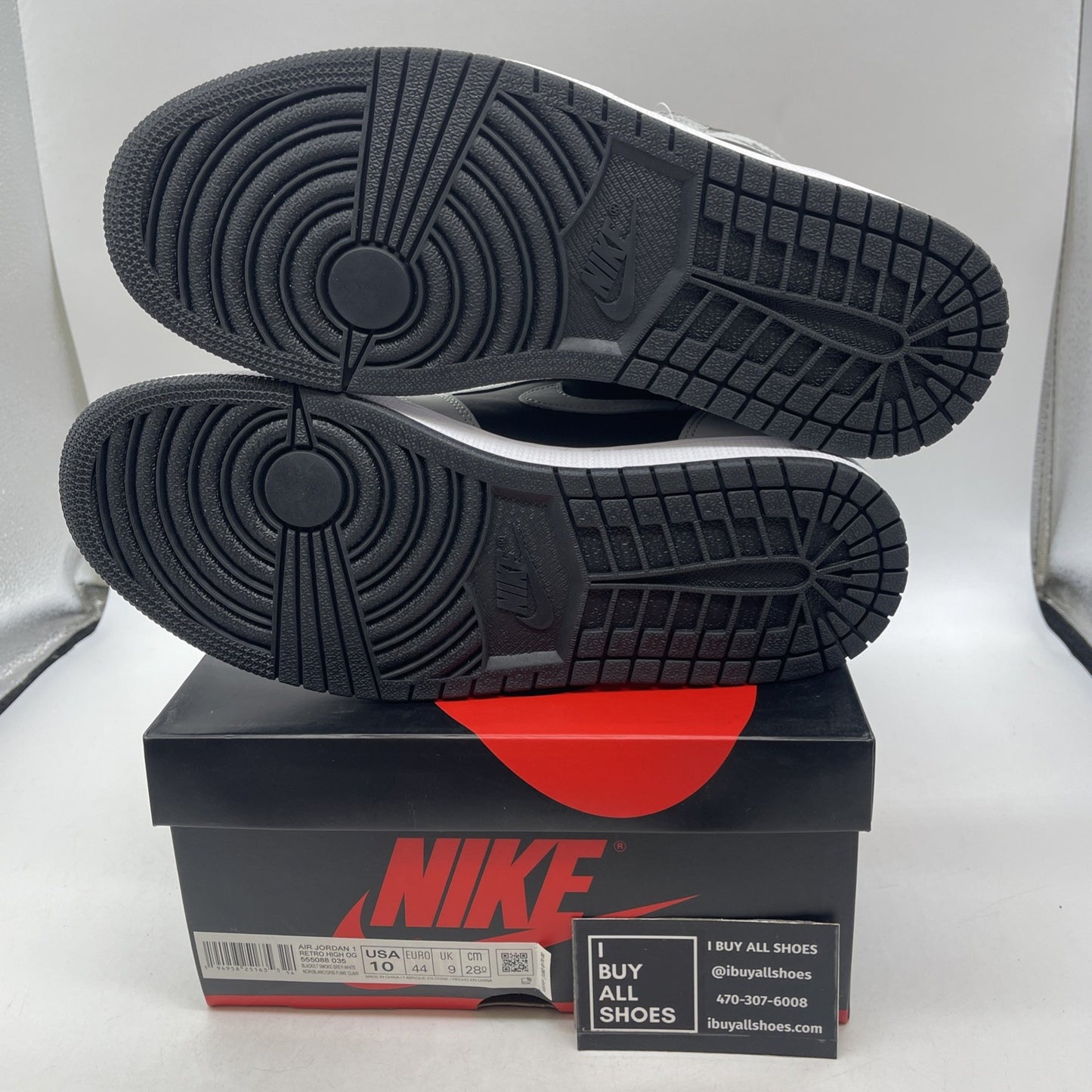 Size 10 - Air Jordan 1 Retro OG High Shadow 2.0 (555088-035)