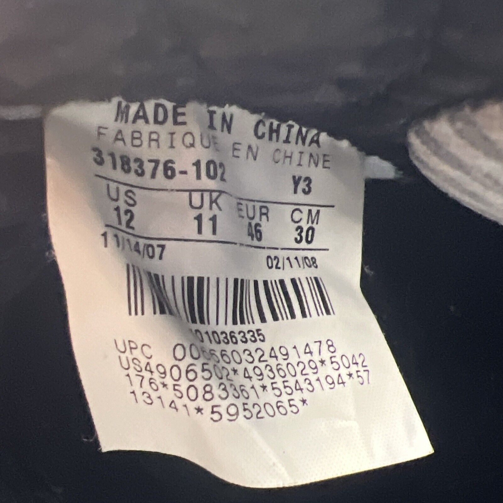 Size 12 - Air Jordan 23 OG White Stealth White Grey Suede (318376-102)
