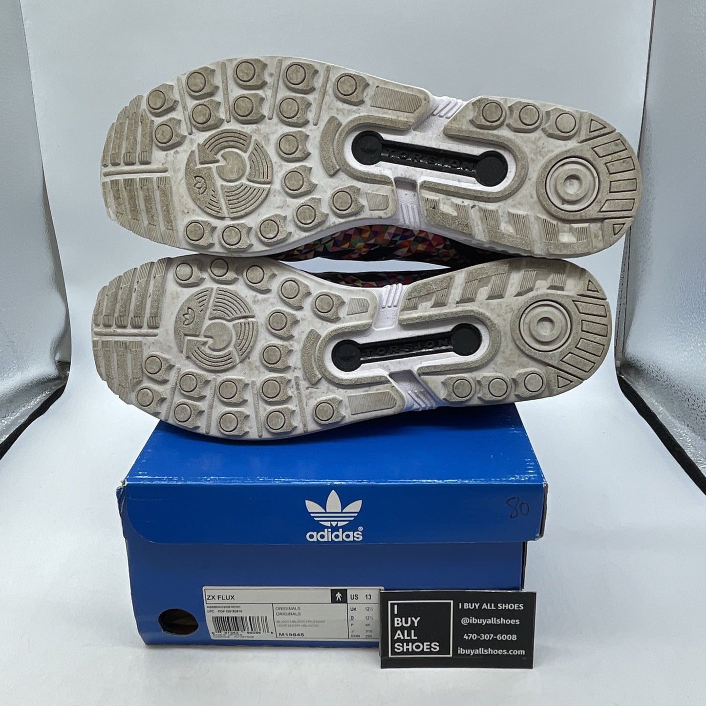 Size 13W - Adidas ZX Flux Watercolor (ZXFLUX
