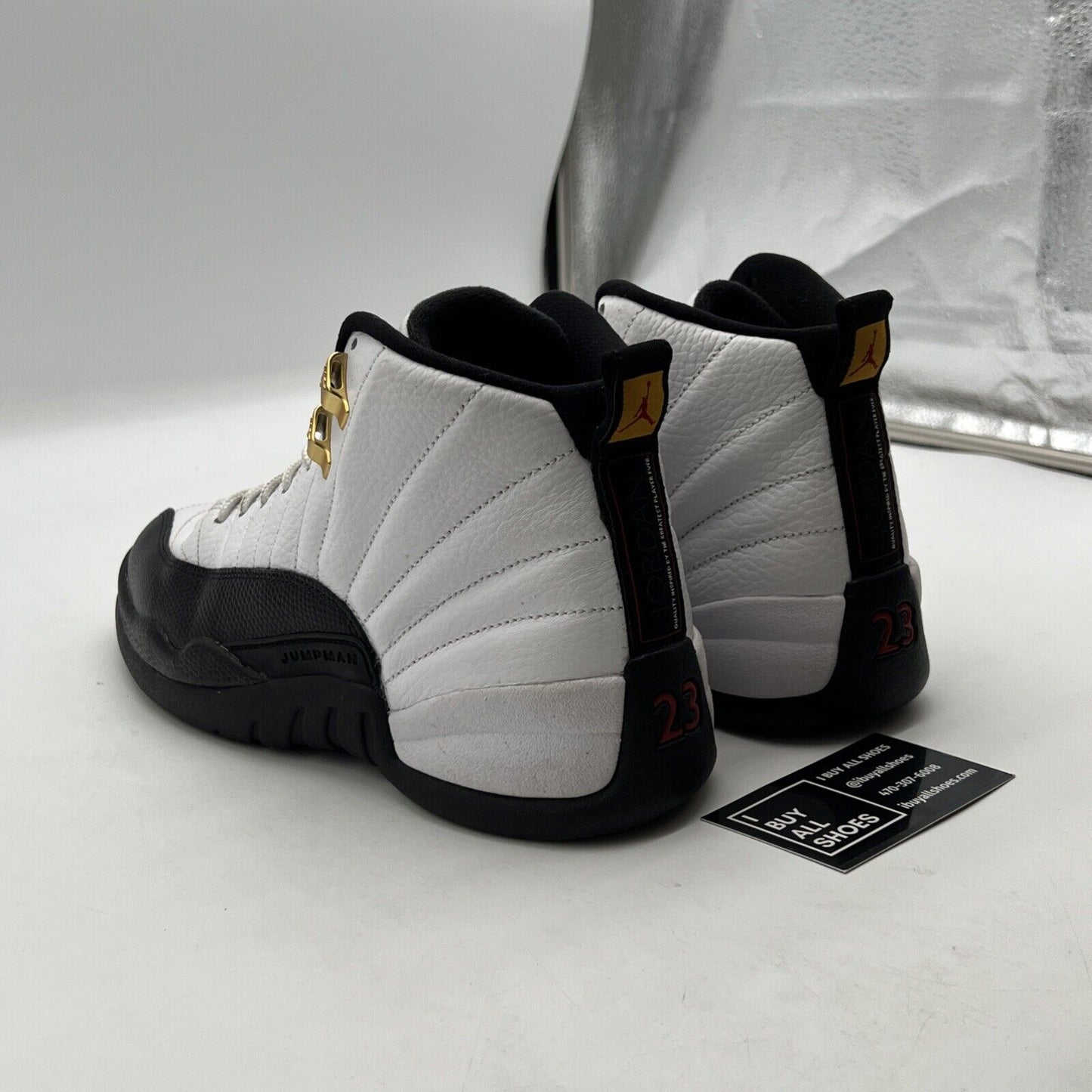 Size 8 - Air Jordan 12 Retro taxi release 2013 (130690-125)