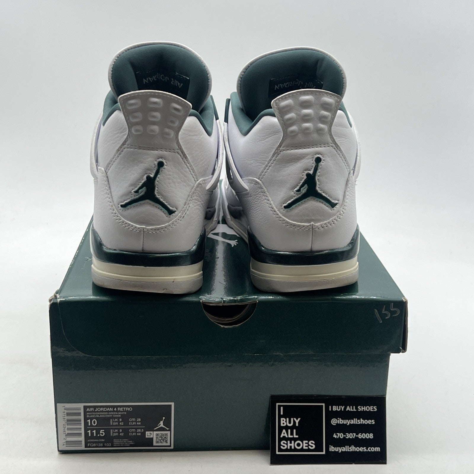 Size 10 - Air Jordan 4 Retro Oxidized Green (FQ8138-103)
