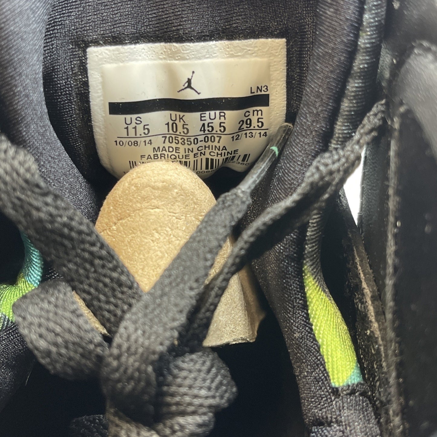 Size 11.5 - Air Jordan 7 Retro 30th Barcelona Nights Suede Leather (705350-007)