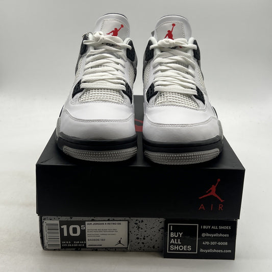 Size 10.5 - Air Jordan 4 Retro OG Mid White Cement (840606-192)