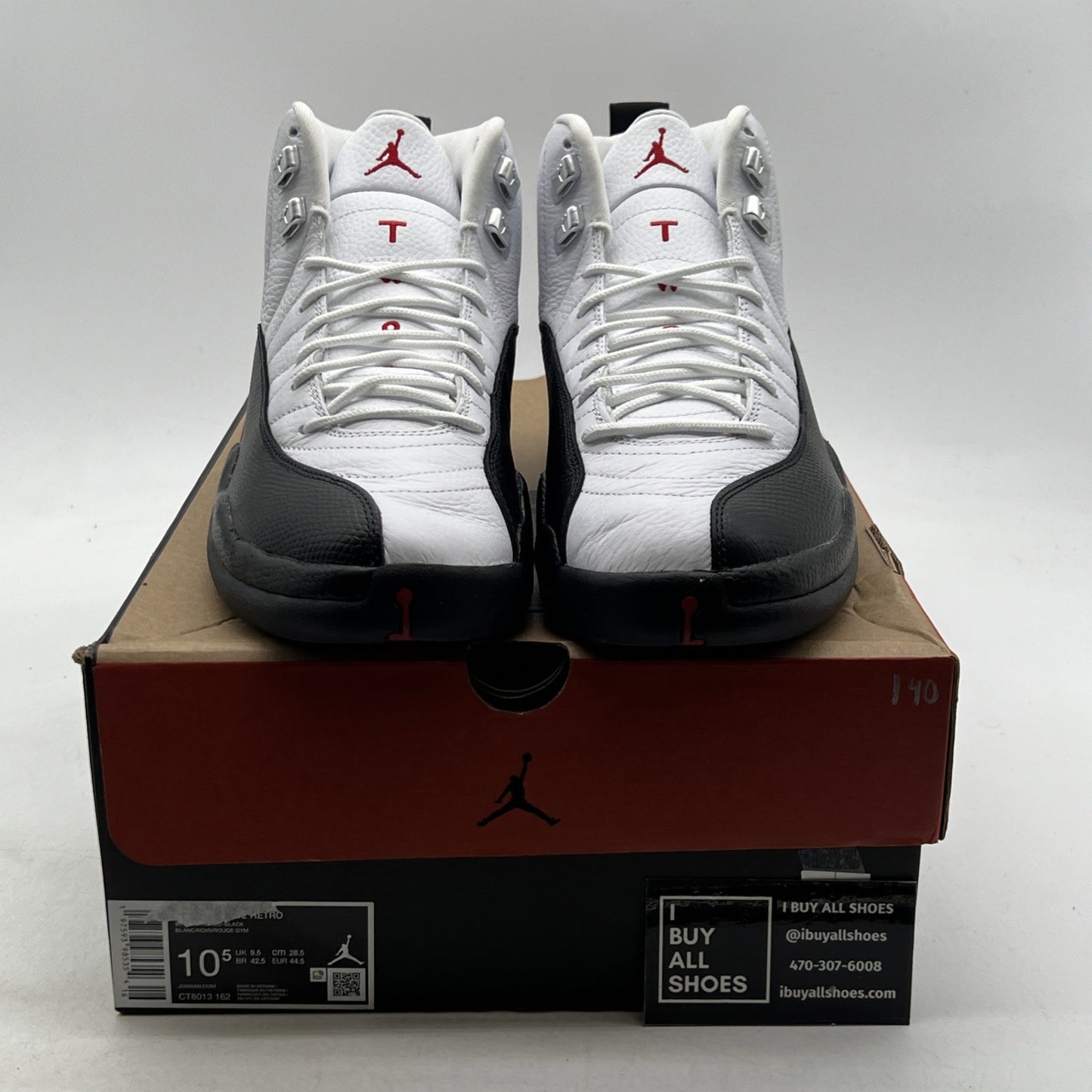 Size 10.5 - Air Jordan 12 Retro Taxi Flip (CT8013-162)