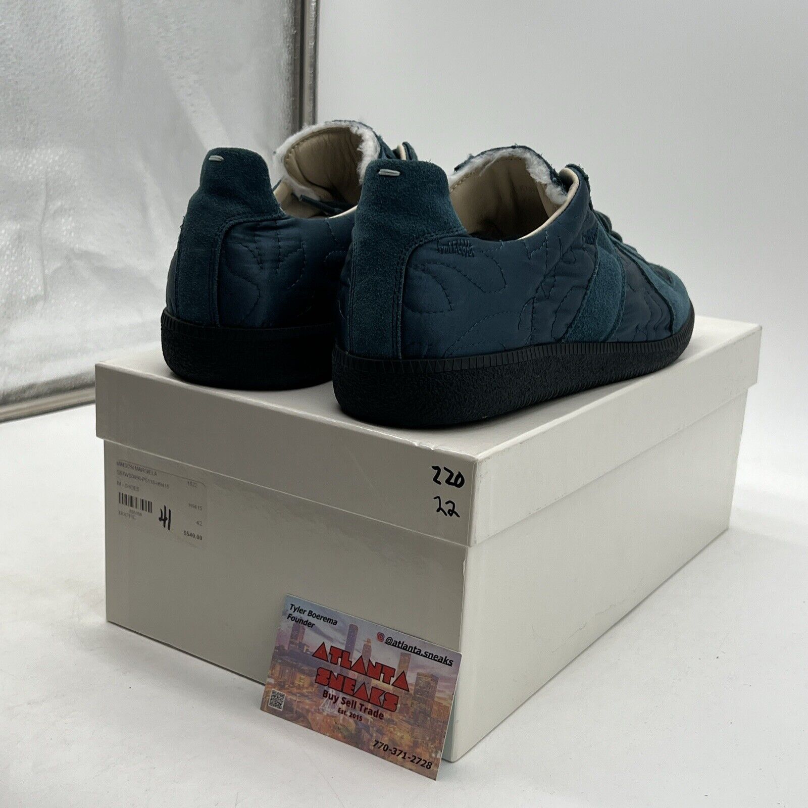 Size 9 - Maison Martin Margiela Padded Suede GAT Sneakers