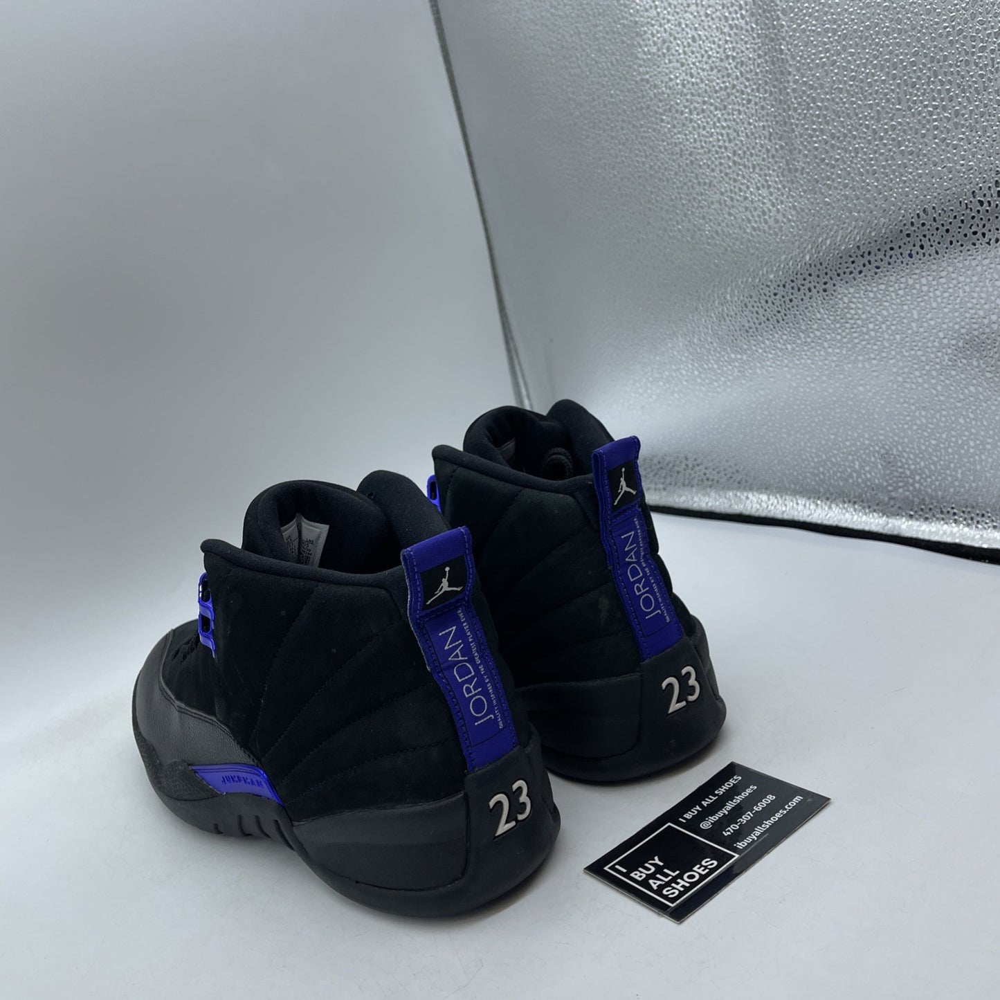 Size 10.5 - Air Jordan 12 Retro Dark Concord Black Suede (CT8013-005)