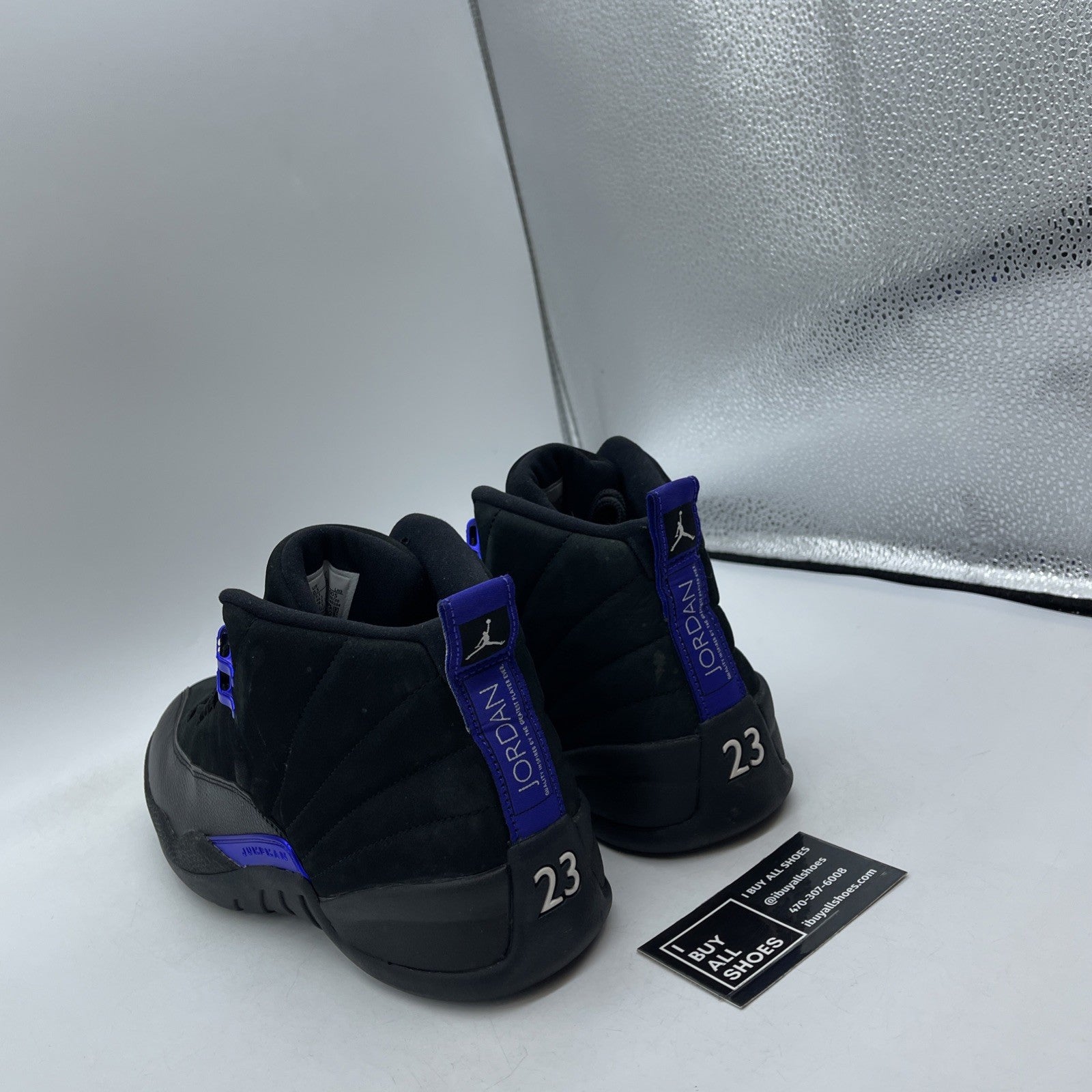Size 10.5 - Air Jordan 12 Retro Dark Concord Black Suede (CT8013-005)