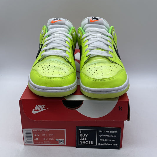 Size 8.5 - Dunk Low Volt Yellow Green White Orange Leather (FJ4610-702)