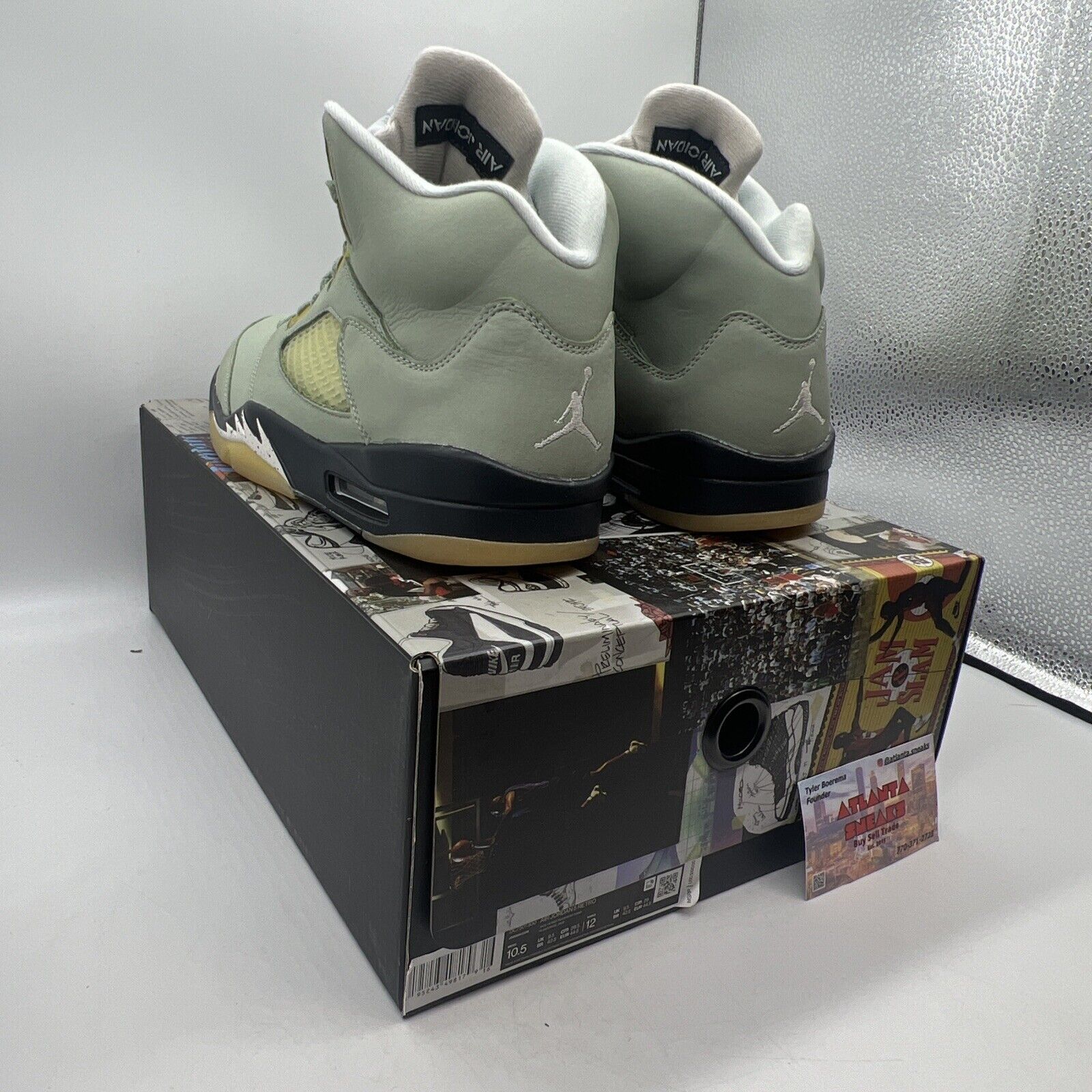 Size 10.5 - Jordan 5 JADE HORIZON 2022 Brand New Og All
