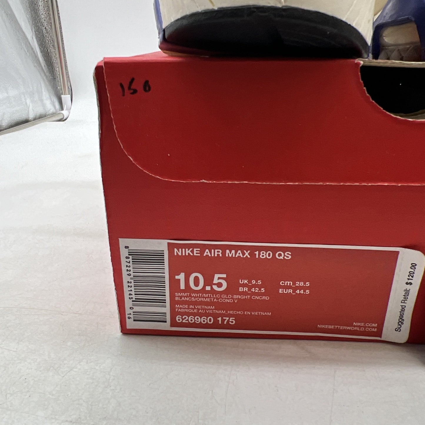 Size 10.5 - Nike Air Max 180 QS 2013 Concord (626960-175)