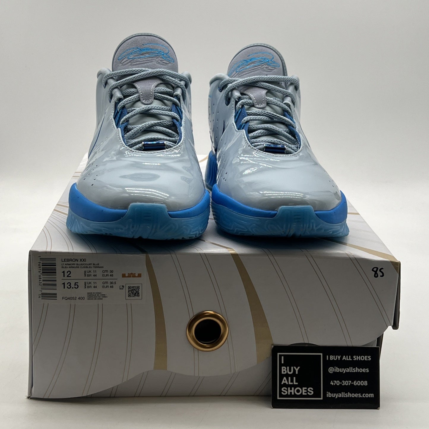 Size 12 - Nike LeBron 21 Light Armory Blue (FQ4052-400)