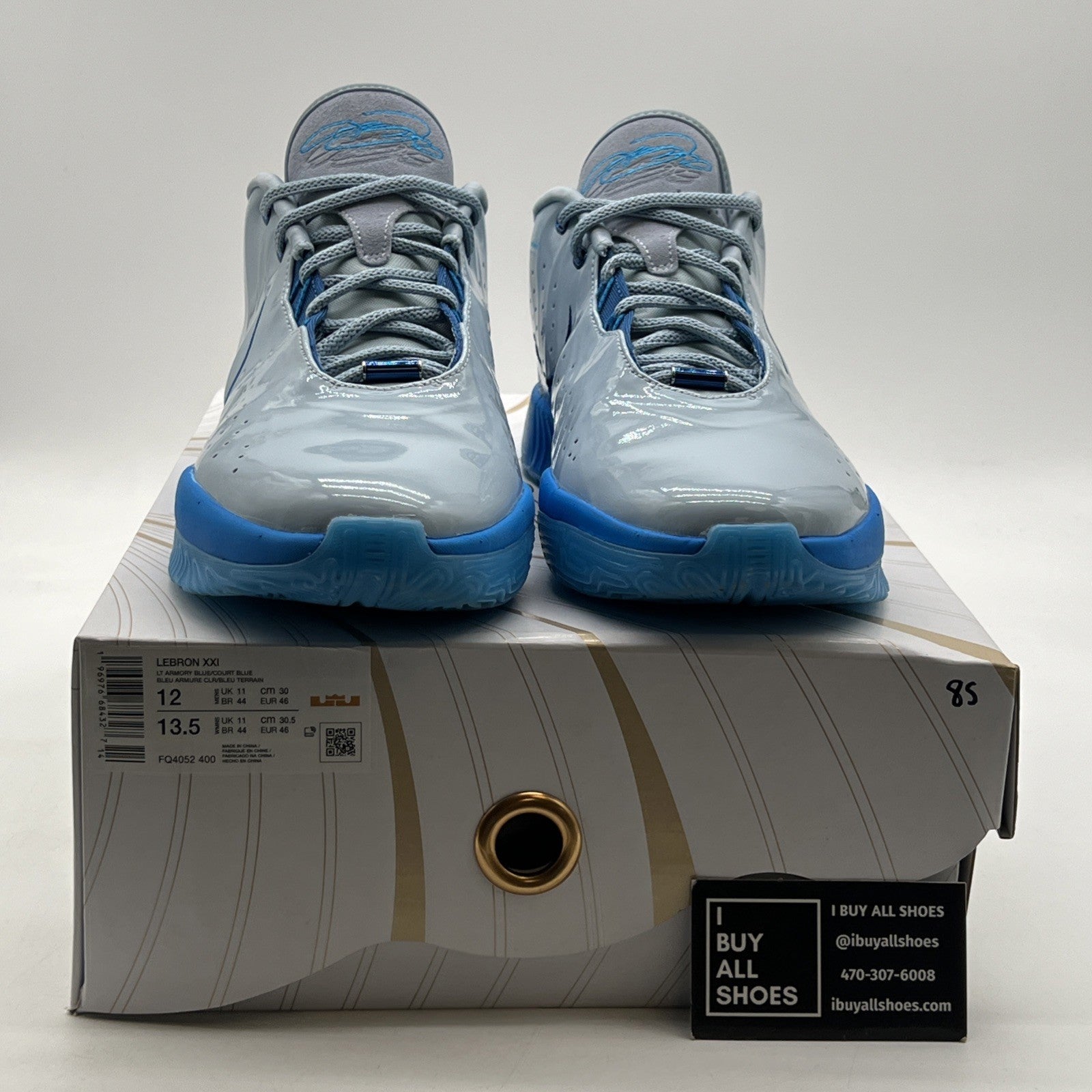Size 12 - Nike LeBron 21 Light Armory Blue (FQ4052-400)