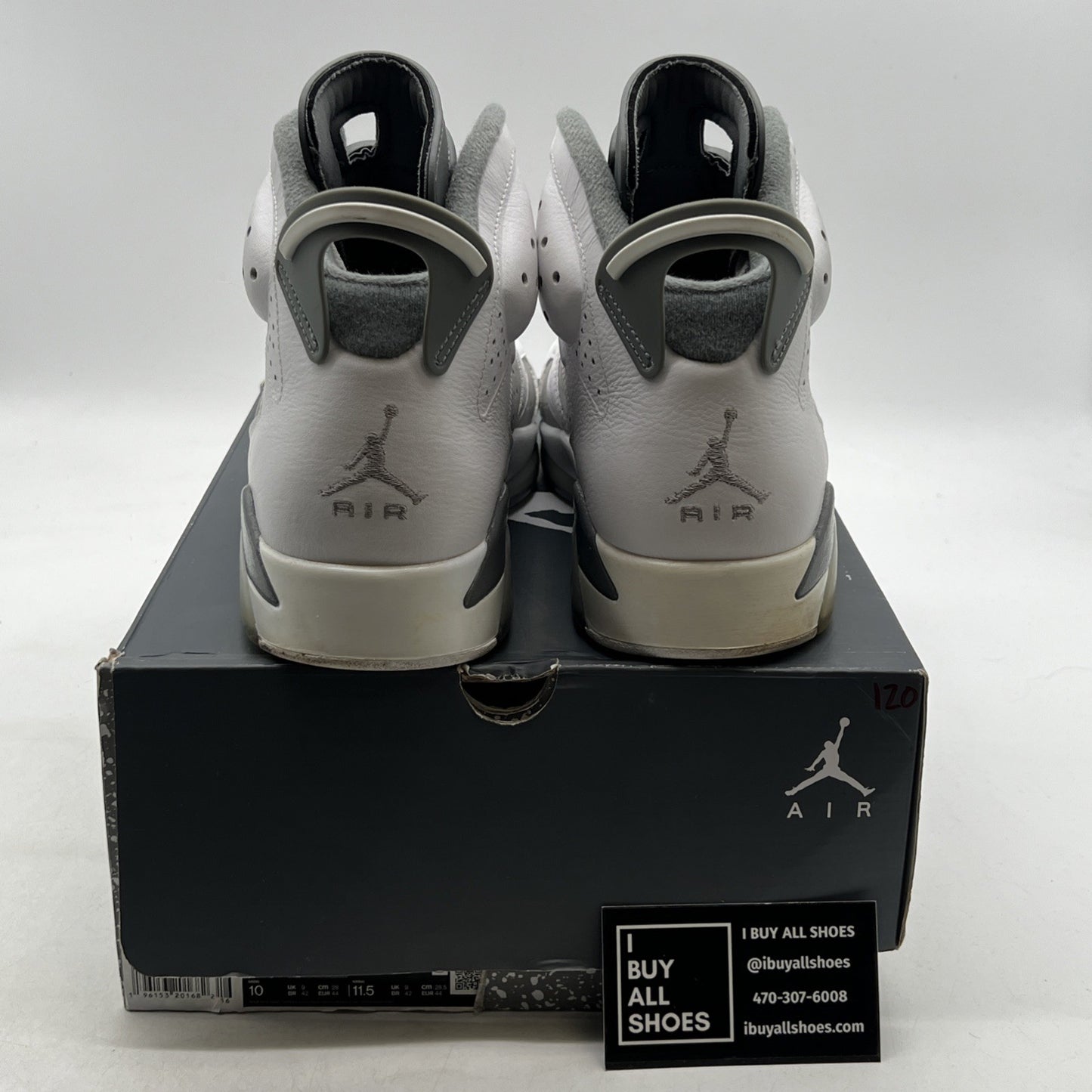 Size 10 - Air Jordan 6 Retro Low Cool Grey (CT8529-100)